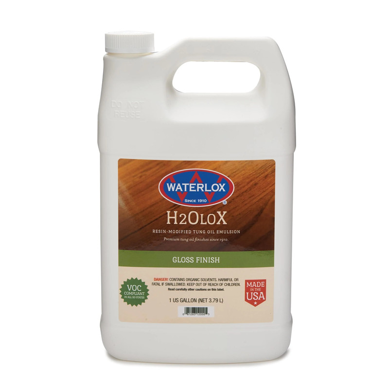 H2OLOX Wood Finish - Water Based - Gloss- Gallon